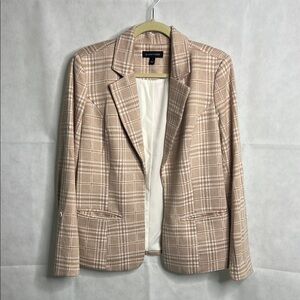 41 Hawthorn Tan Plaid Blazer
